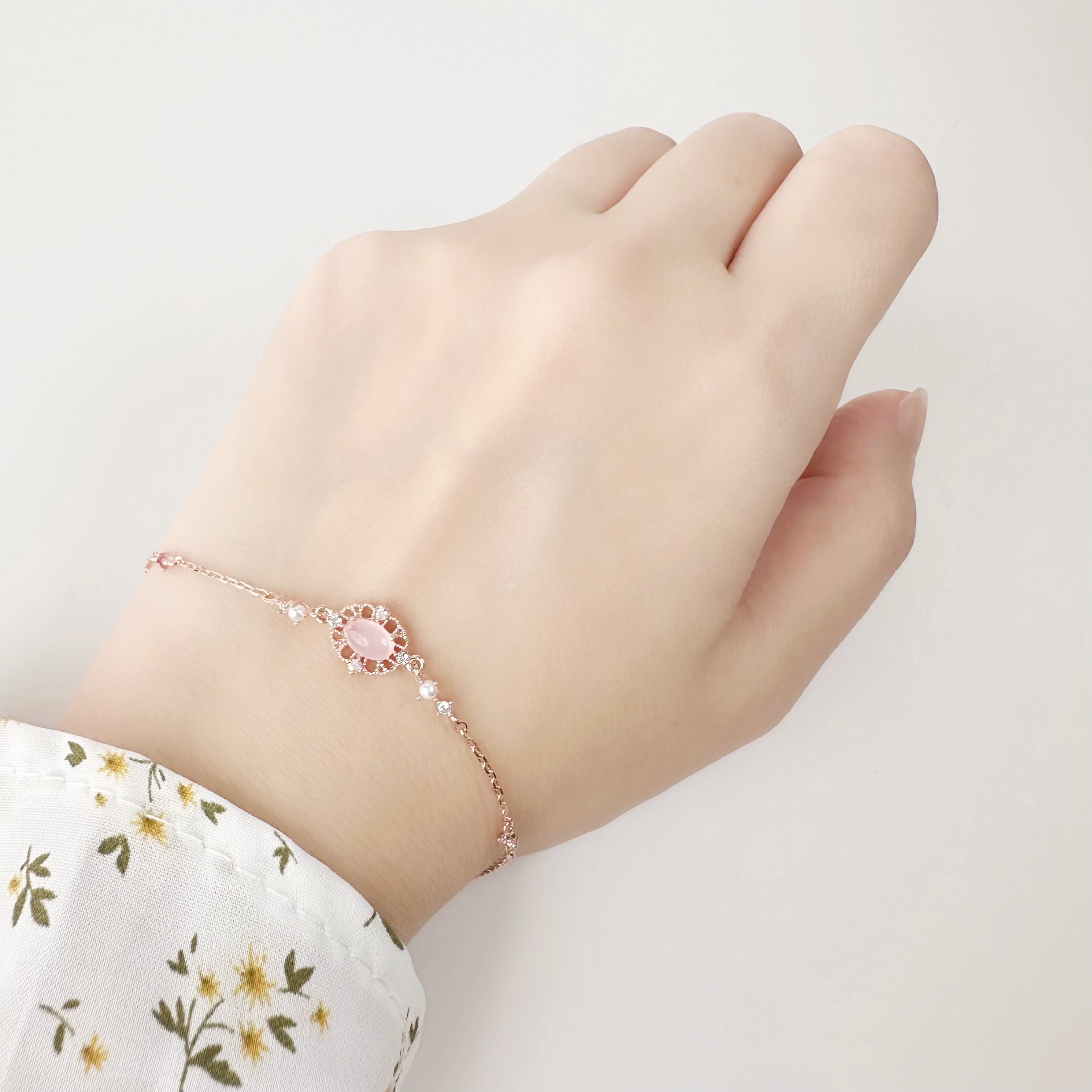 Rose Gold Freya Bracelet Made in Korea Dainty Jewellery
