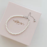 Swarovski pearl necklace pearl jewelry set Timeless Swarovski bracelet Pearl Handcrafted pearl jewelry Luxurious Swarovski pearls bracelet Swarovski pearl accessories freshwater pearl bracelet Pearl necklace Pearl bracelet Swarovski crystal pearl Korean jewelry Korean Jewelry Dainty Minimalist jewellery Malaysia Stainless steel 925 sterling silver S925 Cubic zirconia hypoallergenic magnetic birthday gift premium gift bridesmaid aurelia atelier pearl necklace malaysia pearl bracelet malaysia akoya pearl