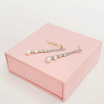 Zhao Lu Si’s Style, Love’s Ambition Earrings, c-drama earrings, chinese drama, c-drama, Xu Yan earrings, Qiao Yan earrings, classic pearl earrings, drop pearl earrings, 《许我耀眼》
Gift set for her / hadiah untuk wanita / 送给她的礼物。Perfect for best friend / sahabat baik / 最好的朋友 / 心爱的耳环、手链和戒指。Made in Korea / 制造于韩国 /.Dainty jewellery / 简约精致首饰 / barang kemas halus. 925 sterling silver / 925纯银 / perak tulen 925. Anti-tarnish / 防氧化 / tahan karat. Suitable for daily wear, keshi pearl, baroque pearl, pearl, 珍珠 淡水珍珠 ak