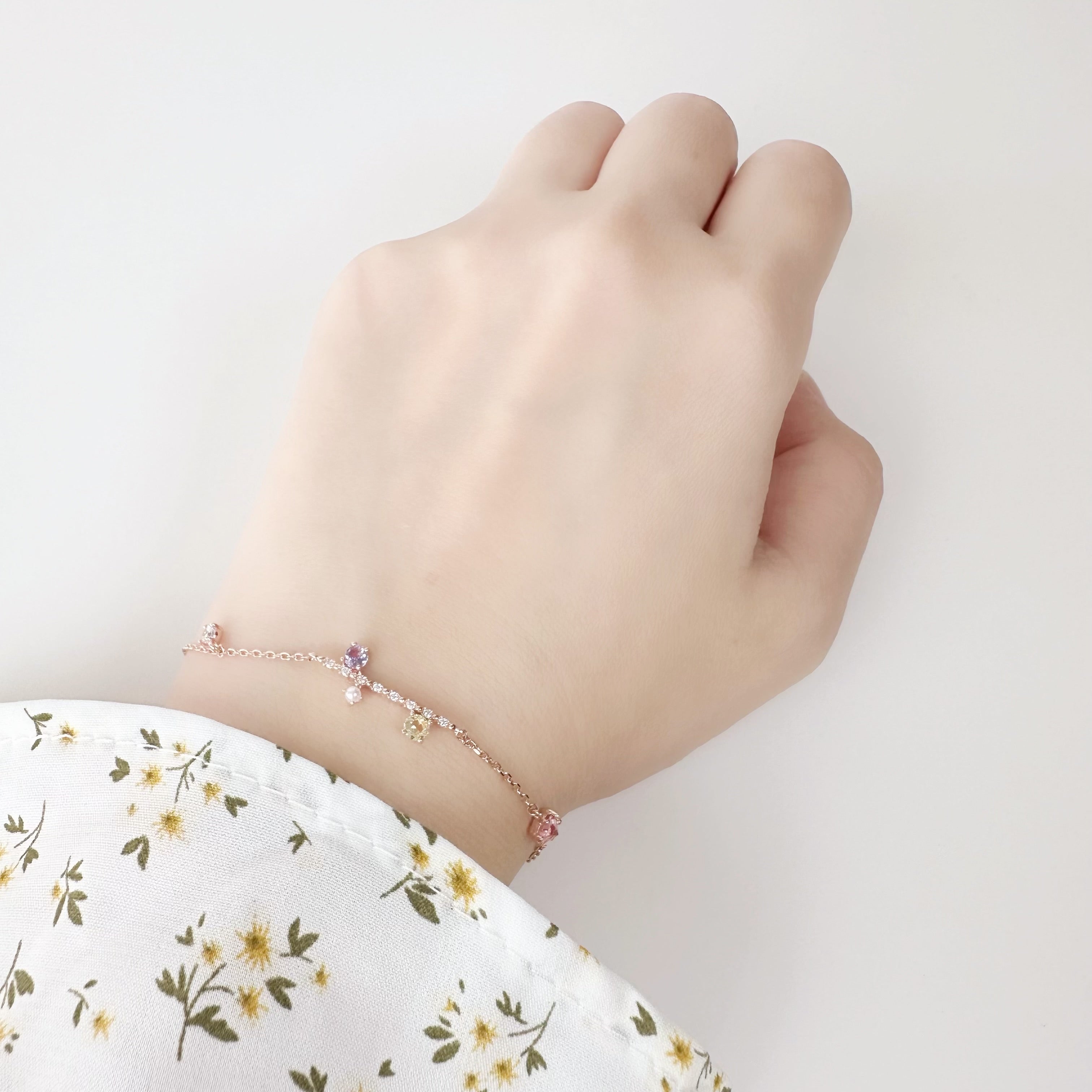 Rose Gold Florentina Bracelet Made in Korea Dainty Jewellery