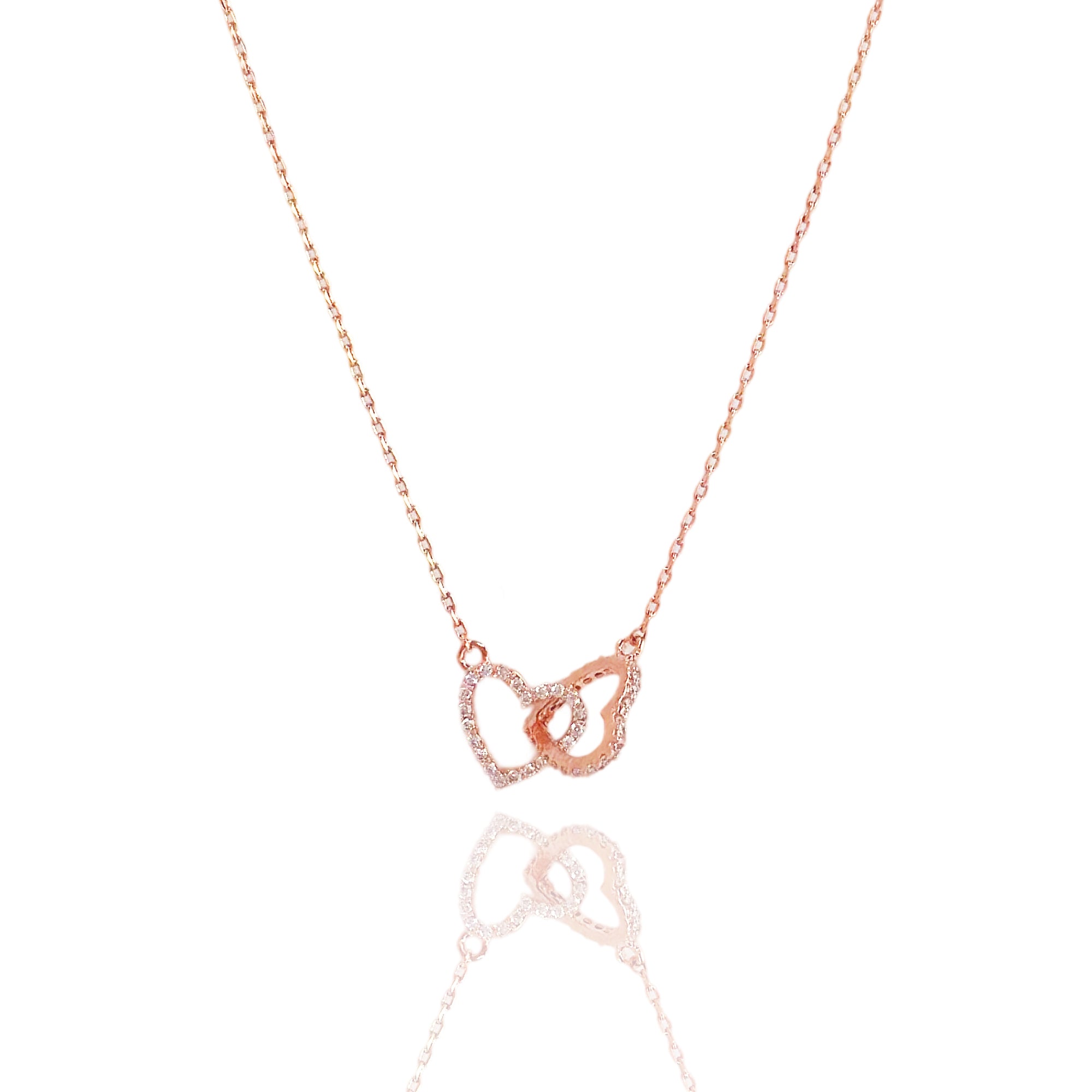 Rose Gold Forever Yours Necklace Made in Korea Dainty