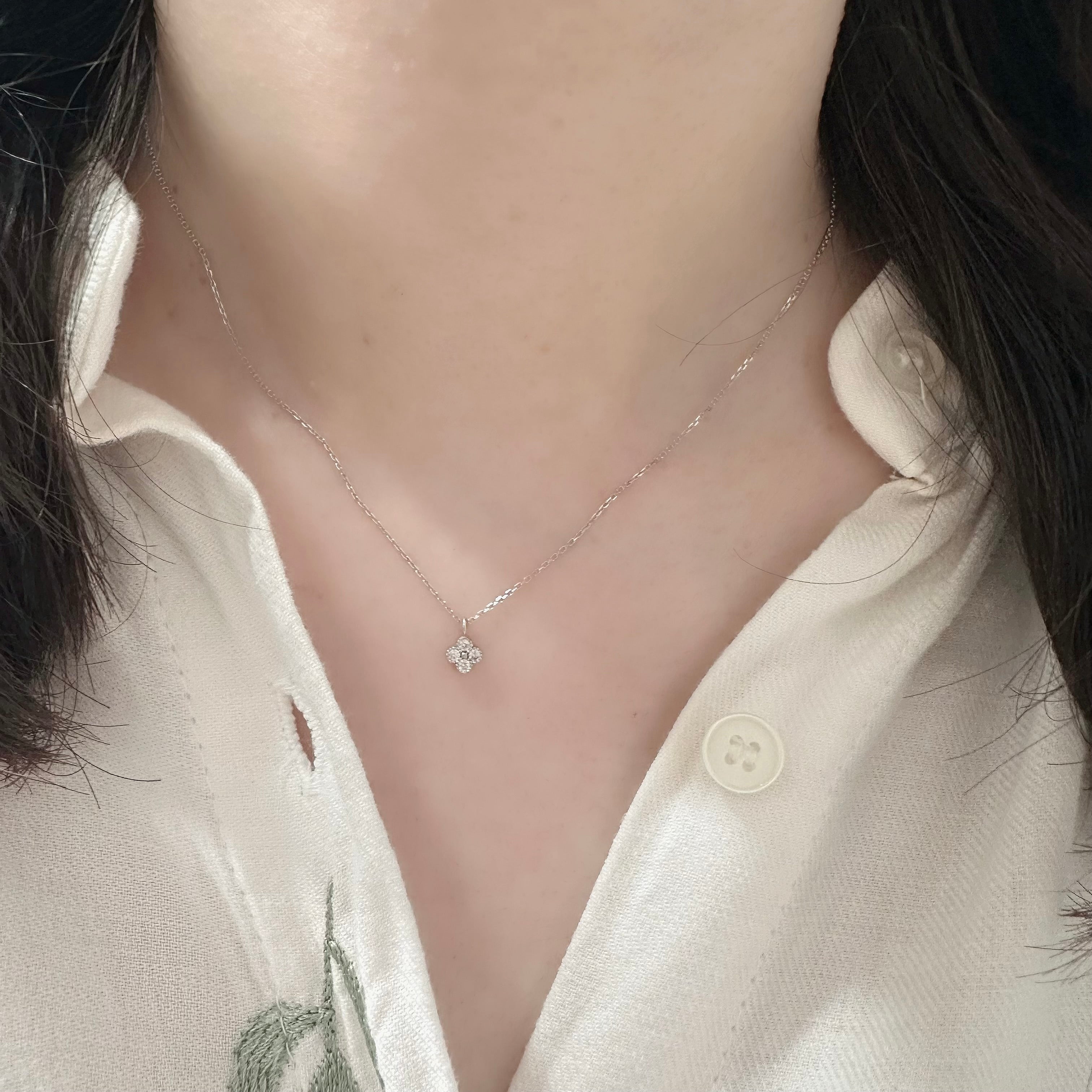 Gift idea Gift for her Made in Korea  Cubic Zirconia 925 Sterling Silver  No Piercing Jewelry Dainty Minimalist Dainty Daily wear korean earrings bracelet jewellery Malaysia necklace korean jewellery rings earrings malaysia korean style earrings malaysia jewellery jewelry  jewellery accessories s925 sterling silver rantai leher love necklace hypoallergenic earrings birthday gift gift set premium gift online gift shop bridesmaid gift aurelia atelier love diamond pendant 项链 925纯银 莫桑石