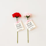 mother day carnation soap flower long lasting flower gift idea gift for mother