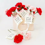 mother day carnation soap flower long lasting flower gift idea gift for mother