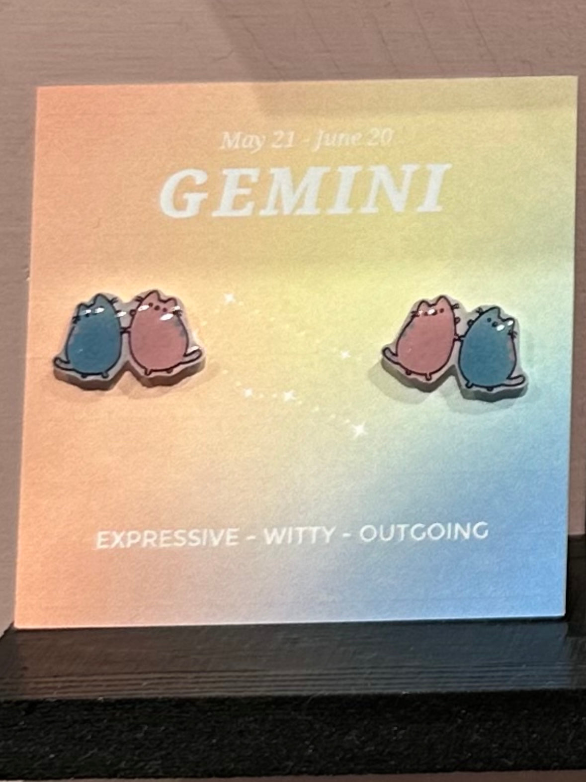 gemini Gift idea Gift for her Made in Korea  Cubic Zirconia 925 Sterling Silver  No Piercing Jewelry Dainty Minimalist Dainty Daily wear korean earrings bracelet jewellery Malaysia necklace korean jewellery horoscope zodiac resin earrings handmade earrings paper shrink earrings uv resin earrings