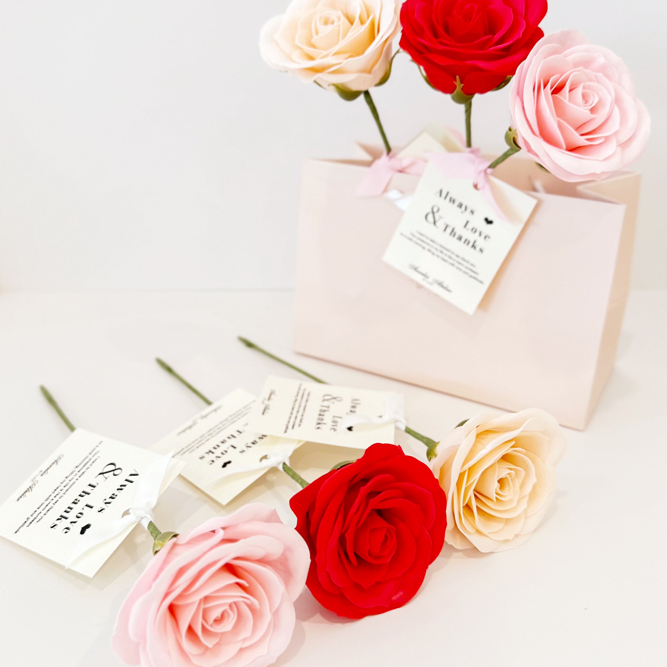rose soap flower, flower, everlasting flower, rose, gift for her