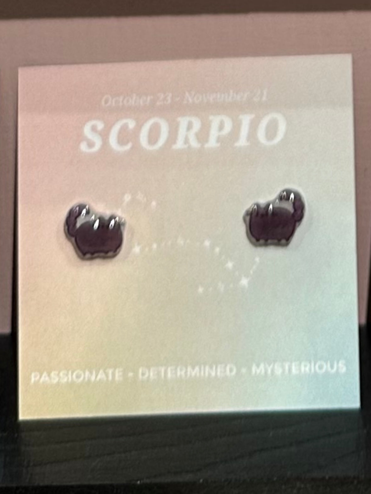 scorpio Gift idea Gift for her Made in Korea  Cubic Zirconia 925 Sterling Silver  No Piercing Jewelry Dainty Minimalist Dainty Daily wear korean earrings bracelet jewellery Malaysia necklace korean jewellery horoscope zodiac resin earrings handmade earrings paper shrink earrings uv resin earrings