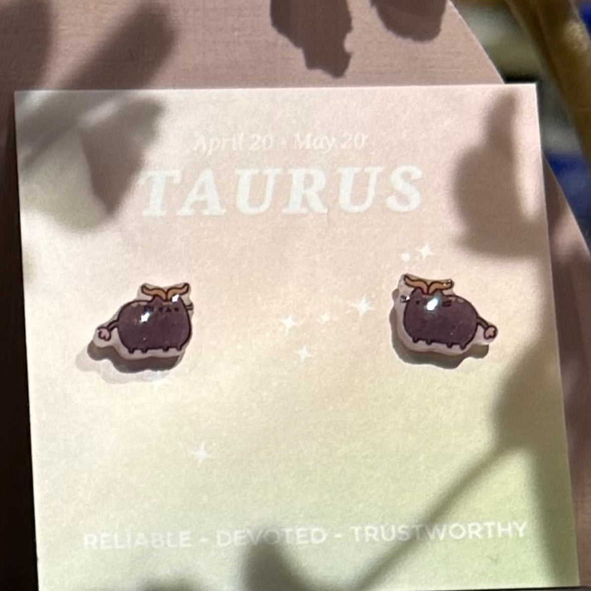 taurus Gift idea Gift for her Made in Korea  Cubic Zirconia 925 Sterling Silver  No Piercing Jewelry Dainty Minimalist Dainty Daily wear korean earrings bracelet jewellery Malaysia necklace korean jewellery horoscope zodiac resin earrings handmade earrings paper shrink earrings uv resin earrings