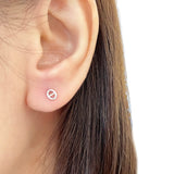 Silver Mini Dancre Earrings