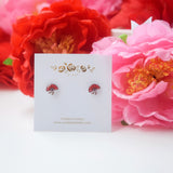 福  Made in Japan Earrings Japanese Style Anting Bride Bridal Dinner 925 Sterling Silver Accessory Fashion Fancy Stylish Costume Jewellery Online Malaysia Shopping Trendy Accessories Daily Wear Jewelry Dainty Minimalist Delicate Clip On Earrings No Piercing Special Perfect Gift From Heart For Your Loved One Chinese New Year Gong Xi Fa Cai 転写ビーズイヤリングピース手作りハンドメードアクセサリー Sakura uv Resin Handmade In Malaysia uvレジン さくら 桜 ひまわり ヒマワリ 向日葵 Oriental Fan Fu Blessing Lion Dance Mandarin idea gift set jewellery