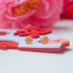 福 Made in Japan Earrings Japanese Style Anting Bride Bridal Dinner 925 Sterling Silver Accessory Fashion Fancy Stylish Costume Jewellery Online Malaysia Shopping Trendy Accessories Daily Wear Jewelry Dainty Minimalist Delicate Clip On Earrings No Piercing Special Perfect Gift From Heart For Your Loved One Chinese New Year Gong Xi Fa Cai 転写ビーズイヤリングピース手作りハンドメードアクセサリー Sakura uv Resin Handmade In Malaysia uvレジン さくら 桜 ひまわり ヒマワリ 向日葵 Oriental Fan Fu Blessing Lion Dance Mandarin idea gift set jewellery