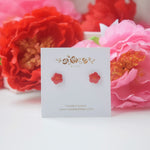 福 Made in Japan Earrings Japanese Style Anting Bride Bridal Dinner 925 Sterling Silver Accessory Fashion Fancy Stylish Costume Jewellery Online Malaysia Shopping Trendy Accessories Daily Wear Jewelry Dainty Minimalist Delicate Clip On Earrings No Piercing Special Perfect Gift From Heart For Your Loved One Chinese New Year Gong Xi Fa Cai 転写ビーズイヤリングピース手作りハンドメードアクセサリー Sakura uv Resin Handmade In Malaysia uvレジン さくら 桜 ひまわり ヒマワリ 向日葵 Oriental Fan Fu Blessing Lion Dance Mandarin idea gift set jewellery