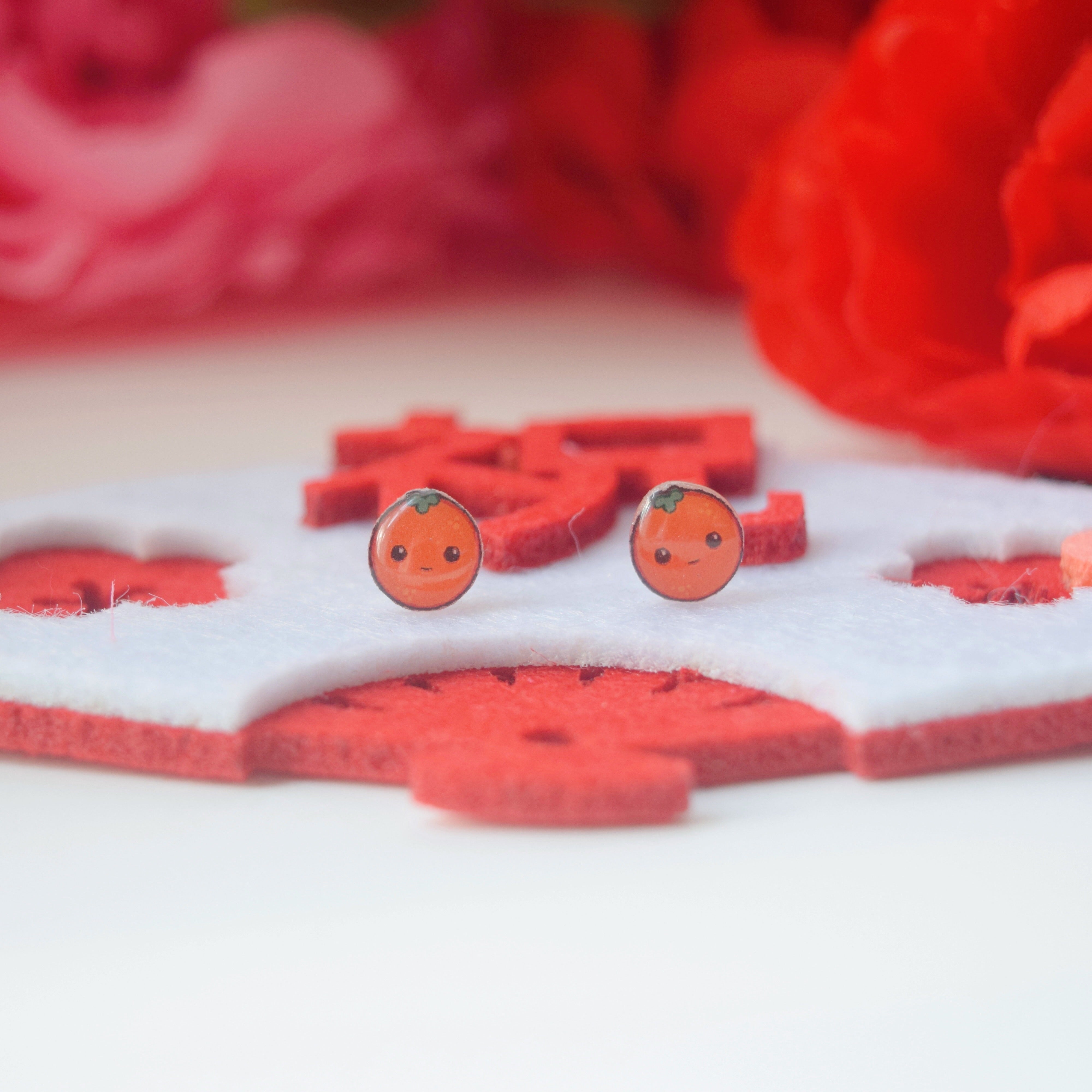 福 Made in Japan Earrings Japanese Style Anting Bride Bridal Dinner 925 Sterling Silver Accessory Fashion Fancy Stylish Costume Jewellery Online Malaysia Shopping Trendy Accessories Daily Wear Jewelry Dainty Minimalist Delicate Clip On Earrings No Piercing Special Perfect Gift From Heart For Your Loved One Chinese New Year Gong Xi Fa Cai 転写ビーズイヤリングピース手作りハンドメードアクセサリー Sakura uv Resin Handmade In Malaysia uvレジン さくら 桜 ひまわり ヒマワリ 向日葵 Oriental Fan Fu Blessing Lion Dance Mandarin idea gift set jewellery