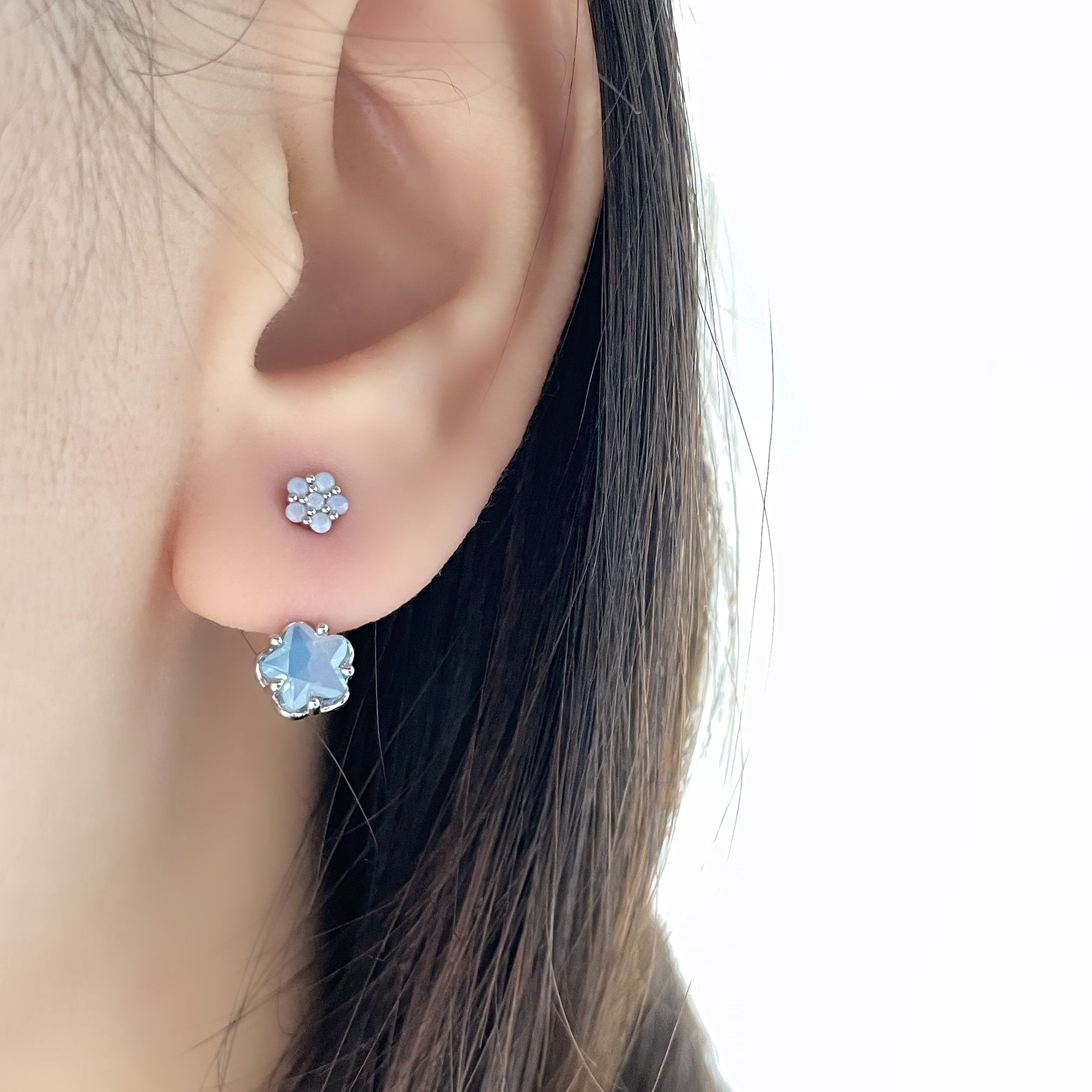 Camellia earrings on sale