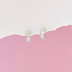 Quinn Huggie Hoop Earrings