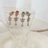 Silver Spring Snow Earrings