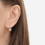 Rose Gold Imperfect Love Earrings