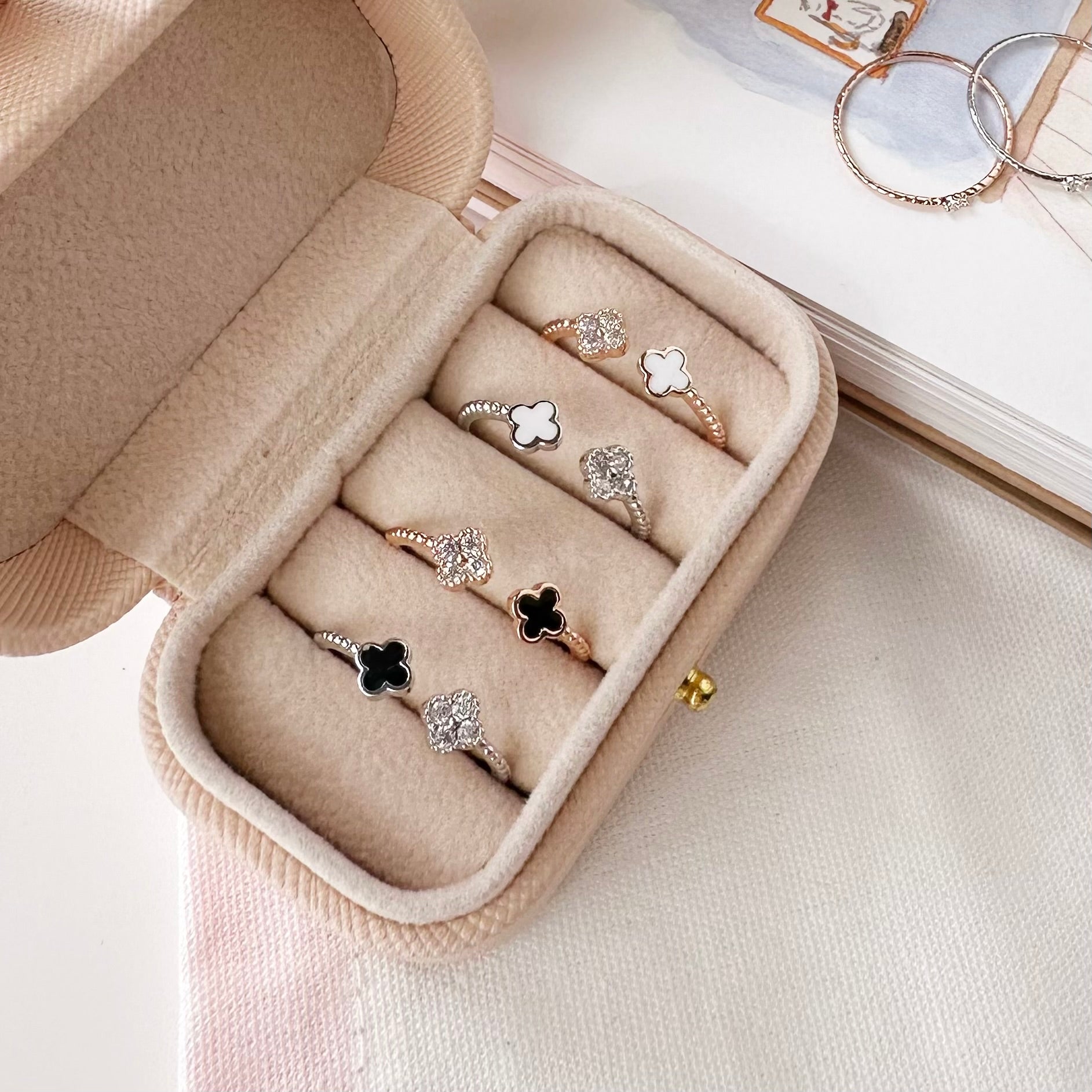 Rose Gold Made in Korea Earrings Korean Anting Cubic Zirconia Jewellery Malaysia Instagram 925 Sterling Silver hypoallergenic Instagram gift shops Jewellery Online Malaysia Shopping No Piercing Perfect Gift special gift Loved One Online jewellery Malaysia Gift for her Rose Gold Korea Made Earrings Korean Jewellery Jewelry Local Brand in Malaysia Cubic Zirconia Dainty Delicate Minimalist Jewellery Jewelry Bride ring cincin Silver Gift Set present gift for her gift ideas