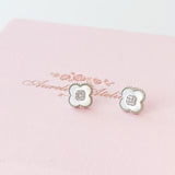 Silver Lumière Clover Earrings