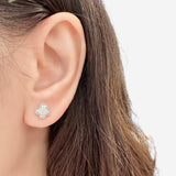 Silver Vanya Stellar Clover Earrings