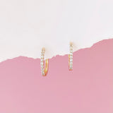 Auraheart Huggie Hoop Earrings