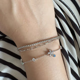 Silver Daffodil Bracelet