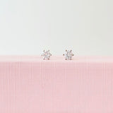 6-Prong Solitaire Diamond Earrings