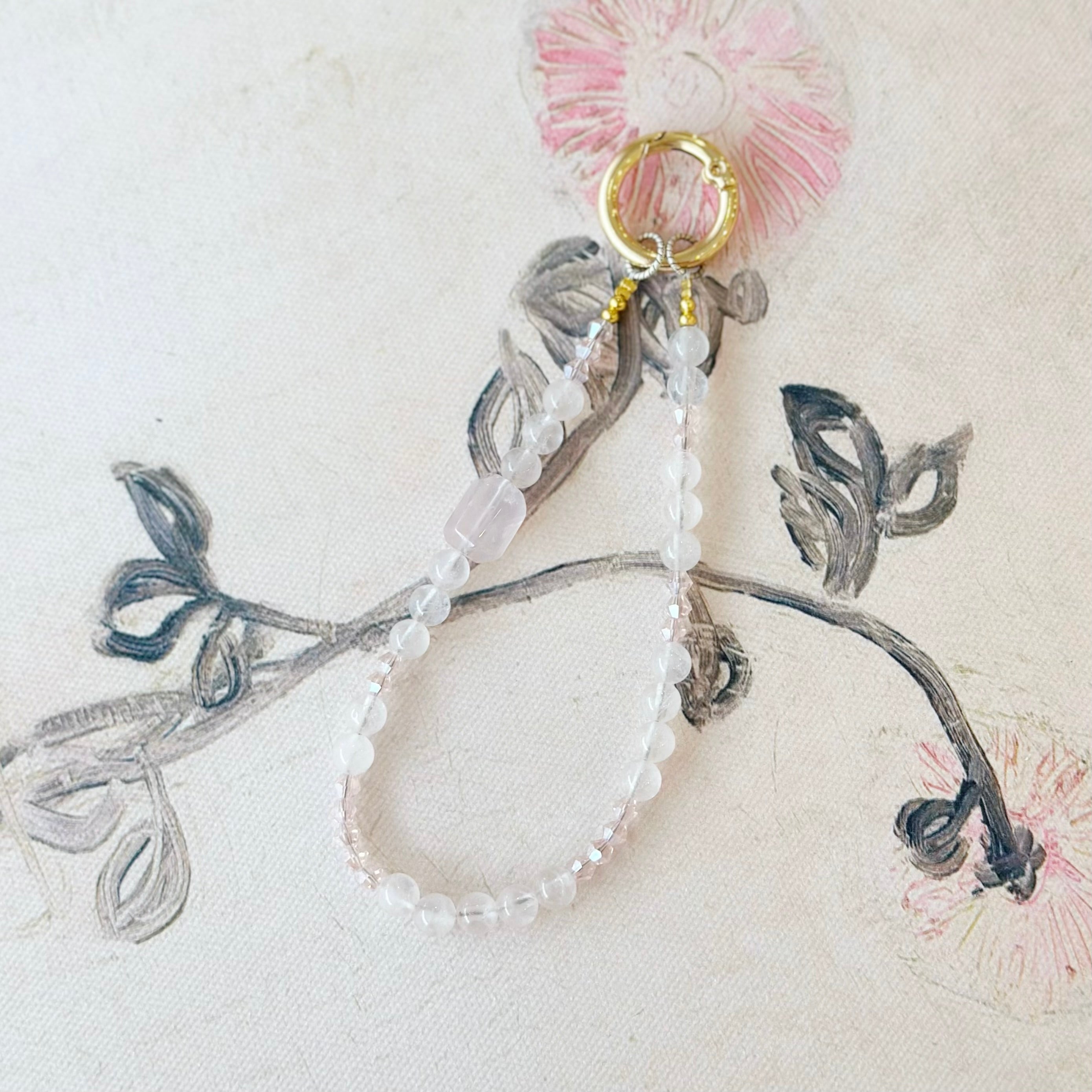 Short Lace Romance Phone Strap | Phone Accessories – Aurelia Atelier