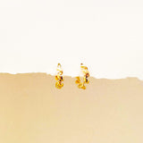 Croissant Huggie Hoop Earrings