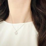 Silver Vanya Clover Necklace