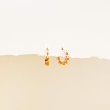 Croissant Huggie Hoop Earrings