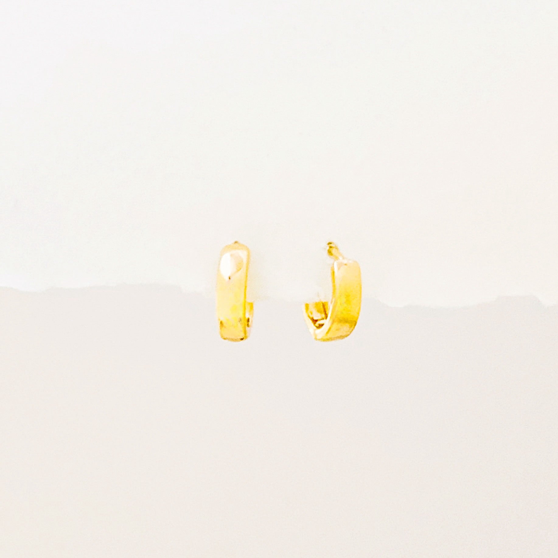 Bold Huggie Hoop Earrings