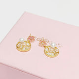 Ume Pearl Earrings 桃花