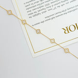 Gold Vanya Clover Bracelet