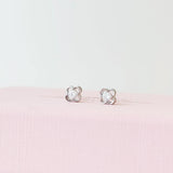 Silver Élise Clover Earrings