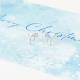 Silver Celestia Ribbon Earrings