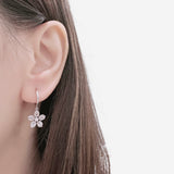 Bunga Huggie Hoop Earrings