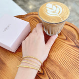 Gold Rochelle Lock Bracelet