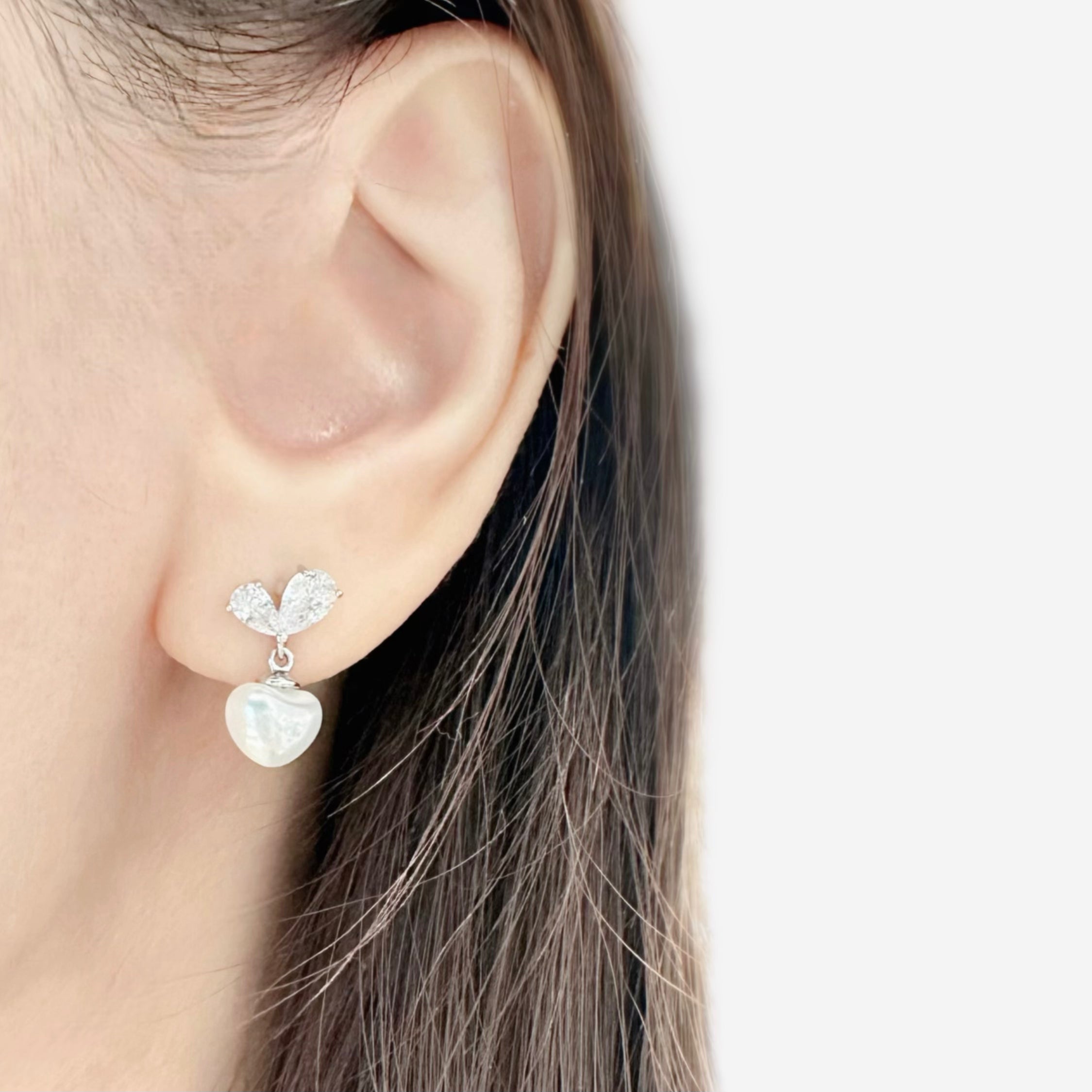 Made in Korea Earrings Korean Anting Cubic Zirconia Bride Bridal Dinner 925 Sterling Silver Fashion Costume Jewellery Online Malaysia Shopping Trendy No Piercing Special Perfect Gift From Heart For Your Loved One Accessory Gift for her Rose Gold Korea Made Earrings Korean Jewellery Jewelry Local Brand in Malaysia Cubic Zirconia Dainty Delicate Minimalist Jewellery Jewelry Bride Clip On Earrings Silver chinese new year pearl cute oriental