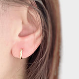 Leia Huggie Hoop Earrings