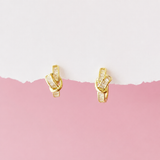 Knotelle Huggie Earrings