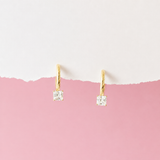 Princess Huggie Hoop Earrings [BACKORDER]