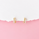 Mia Huggie Hoop Earrings