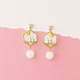 Harvest Moon Bunny Earrings