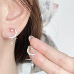 Gift idea Gift for her Made in Korea  Cubic Zirconia 925 Sterling Silver  No Piercing Jewelry Dainty Minimalist Dainty Daily wear korean earrings bracelet jewellery Malaysia necklace korean jewellery rings earrings malaysia korean style earrings malaysia jewellery jewelry  jewellery accessories Subang Anting Cincin Brooch Pin hypoallergenic earrings birthday gift gift set premium gift online gift shop bridesmaid gift aurelia atelier