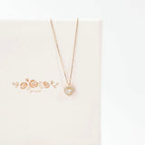 Gift idea Gift for her Made in Korea  Cubic Zirconia 925 Sterling Silver  No Piercing Jewelry Dainty Minimalist Dainty Daily wear korean earrings bracelet jewellery Malaysia necklace korean jewellery rings earrings malaysia korean style earrings malaysia jewellery jewelry  jewellery accessories s925 sterling silver rantai leher love necklace hypoallergenic earrings birthday gift gift set premium gift online gift shop bridesmaid gift aurelia atelier love diamond pendant