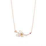 Rose Gold Wingbloom Necklace
