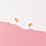 Rose Gold Twin Twinkle Earrings
