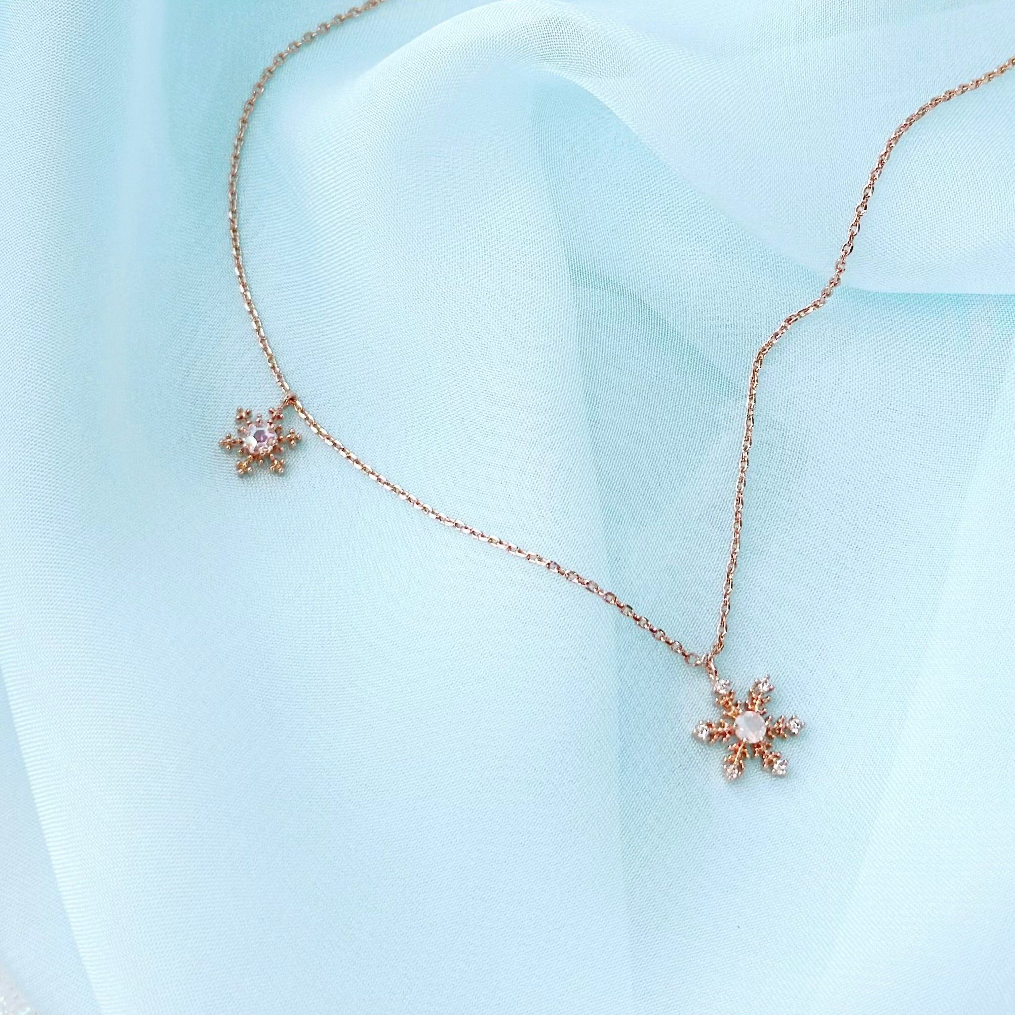 Rose Gold Made in Korea Earrings Korean Anting Cubic Zirconia Jewellery Malaysia Instagram 925 Sterling Silver hypoallergenic snowflake gift shops Jewellery Online Malaysia Shopping No Piercing Perfect Gift special gift Loved One Online jewellery Malaysia Gift for her Rose Gold Korea Made Earrings Korean Jewellery Jewelry Local Brand in Malaysia Cubic  Zirconia Dainty Delicate Minimalist Jewellery Jewelry Bride christmas Silver Gift Set present gift for her gift ideas bracelet gelang necklace rantai