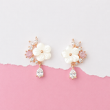 Rose Gold Rue Earrings